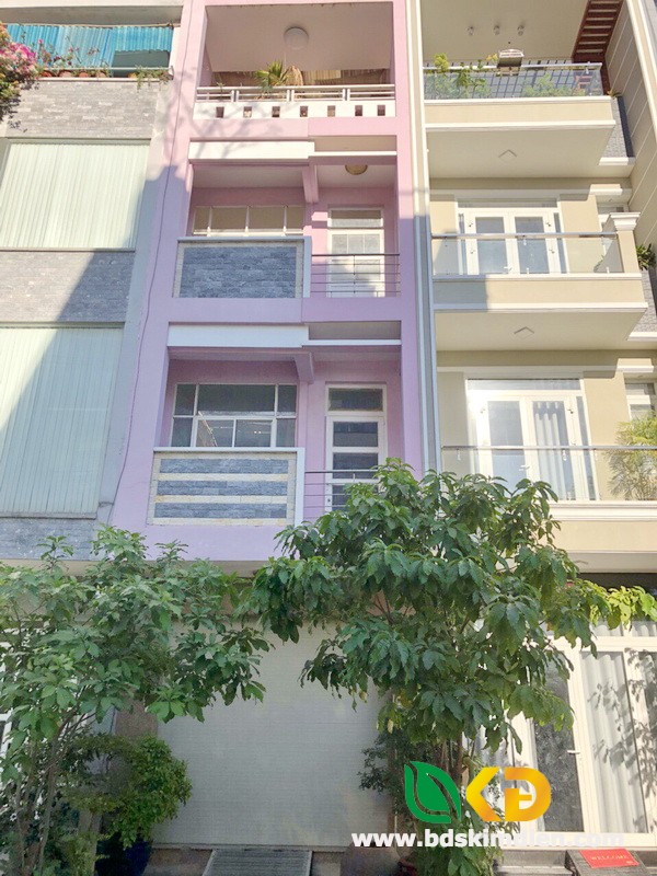 Cho thuê nhà phố 3 lầu đẹp mặt tiền đường 1B – Phạm Hữu Lầu quận 7 (khu công ích).